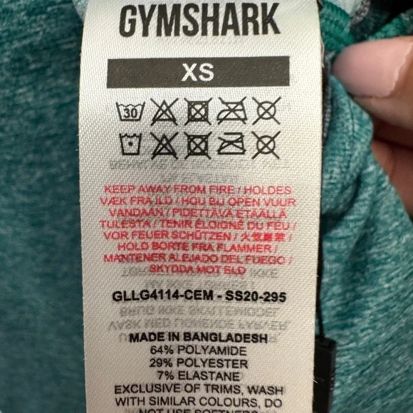 Gymshark Adapt Seamless Leggings Emerald - Picture 8 of 9